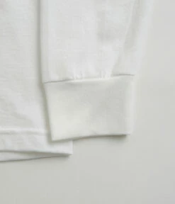 HUF Set TT Long Sleeve T-Shirt - White -FLATSPOT Sales huf set tt long sleeve t shirt white 6