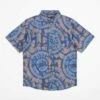Kavu River Wrangler Short Sleeve Shirt - Circle Tie Dye -FLATSPOT Sales kavu river wrangler short sleeve shirt circle tie dye 1