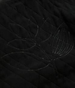 Magenta Lunar Quilted High Neck Sweatshirt - Black -FLATSPOT Sales magenta lunar quilted high neck sweatshirt black 7