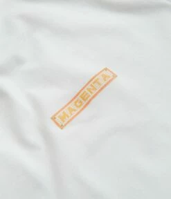 Magenta Mosaic T-Shirt - White -FLATSPOT Sales magenta mosaic t shirt white 3