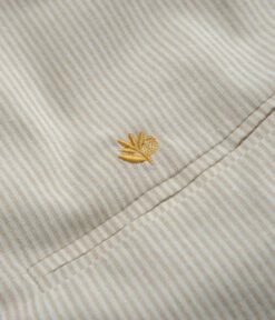 Magenta Oxford Striped Shirt - Beige -FLATSPOT Sales magenta oxford striped shirt beige 4