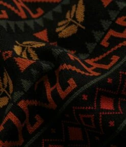 Magenta Peru Knit Crewneck Sweatshirt - Black -FLATSPOT Sales magenta peru knit crewneck sweatshirt black 3