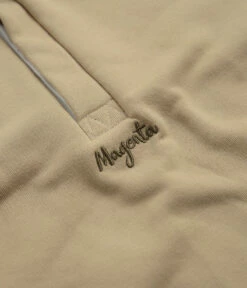 Magenta Smash Pouch Polo Shirt - Beige -FLATSPOT Sales magenta smash pouch polo shirt beige 3