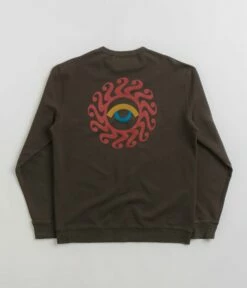Mollusk Dazy Sun Crewneck Sweatshirt - Faded Black