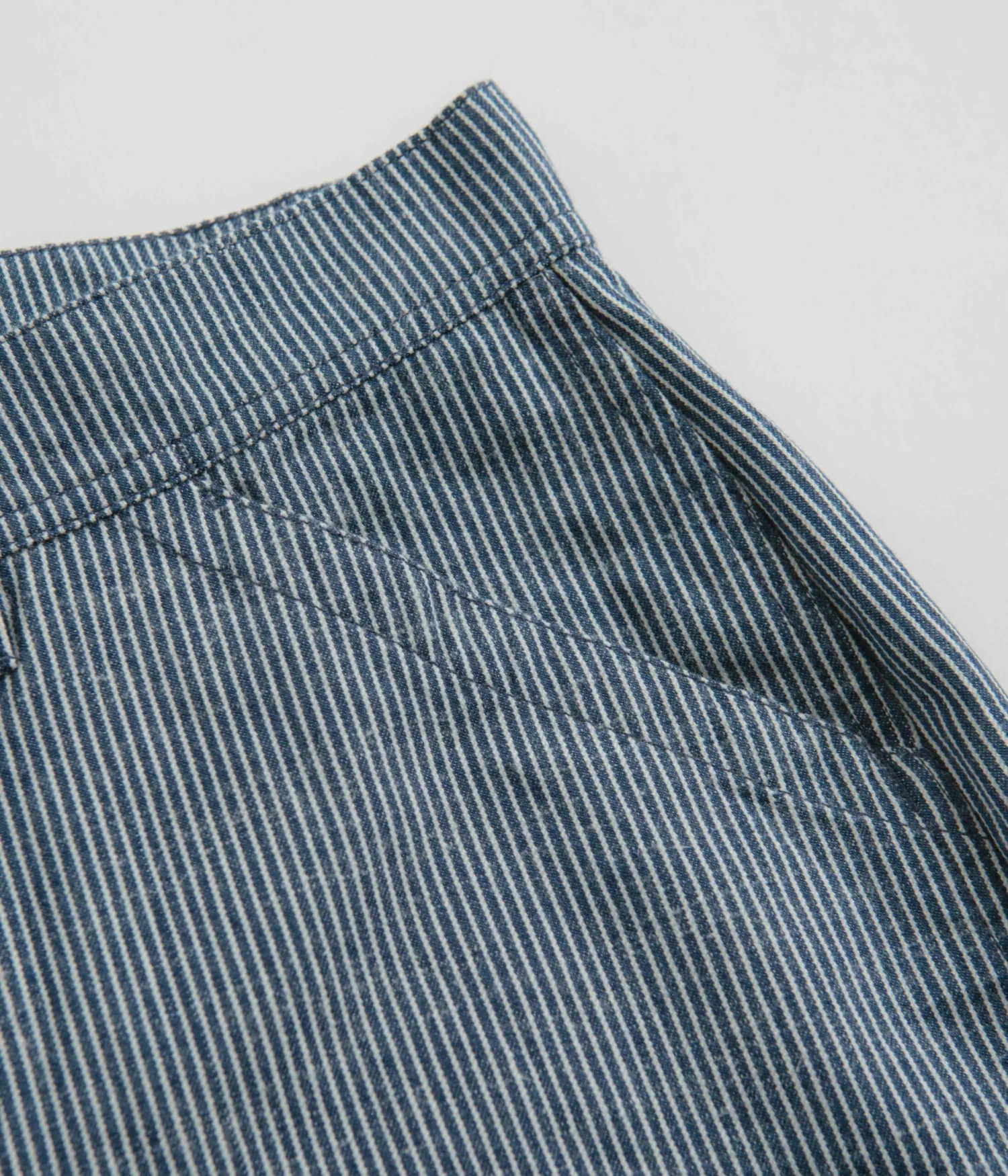 Mollusk Womens Painter Shorts - Railroad Stripe 7 Mollusk Womens Painter Shorts - Railroad Stripe - Image 5