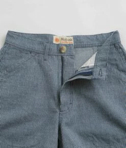 Mollusk Womens Painter Shorts - Railroad Stripe 15 Mollusk Womens Painter Shorts - Railroad Stripe -FLATSPOT Sales mollusk painter shorts railroad stripe 6