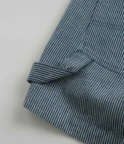 Mollusk Womens Painter Shorts - Railroad Stripe 17 Mollusk Womens Painter Shorts - Railroad Stripe -FLATSPOT Sales mollusk painter shorts railroad stripe 8