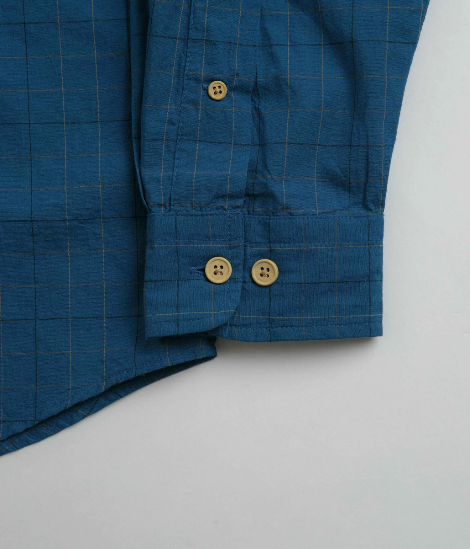 Mollusk Thurston Shirt - Aegean Windowpane 7 Mollusk Thurston Shirt - Aegean Windowpane - Image 5