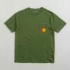 Mollusk Volta T-Shirt - True Green -FLATSPOT Sales mollusk volta t shirt true green 1