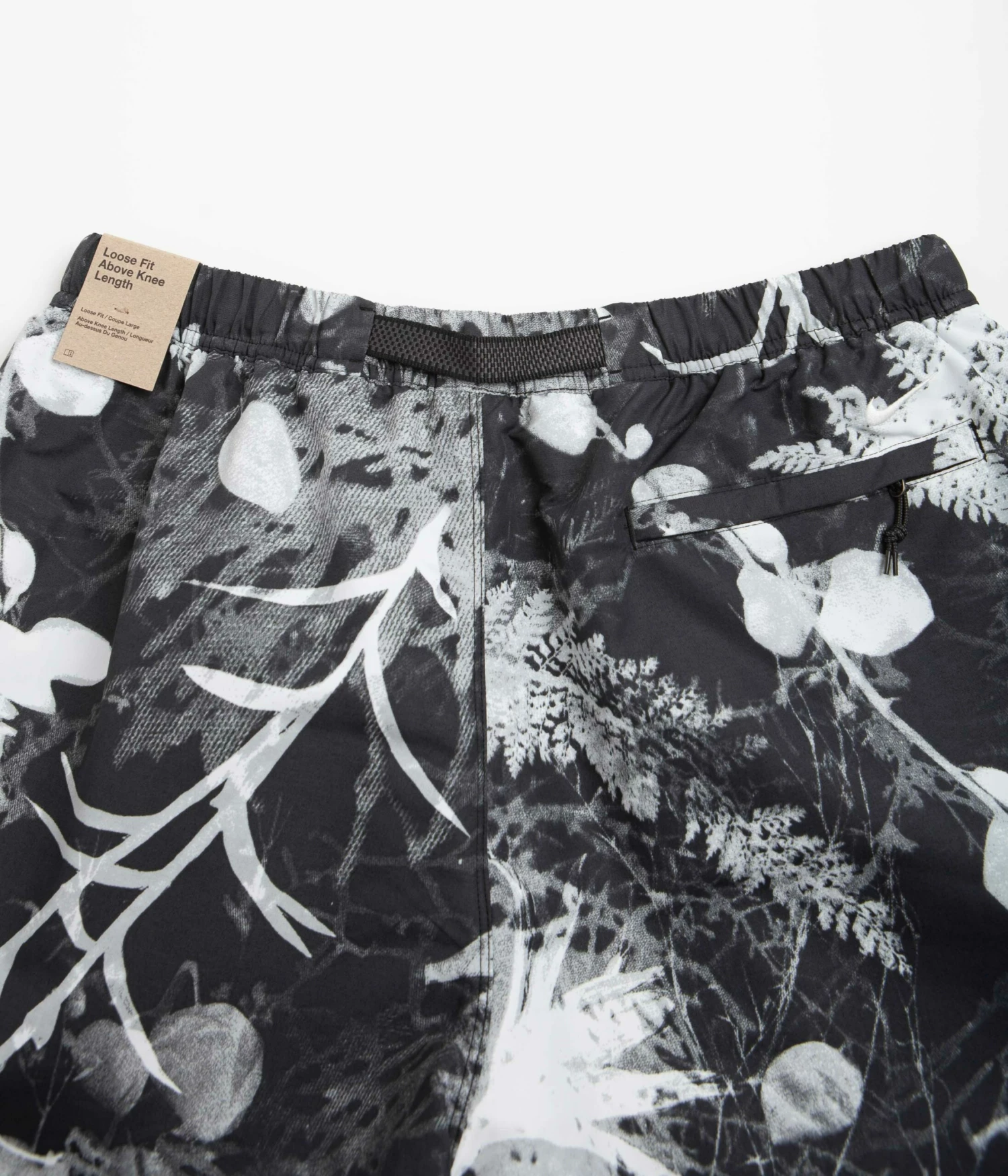 Nike ACG All Over Print Trail Shorts - Black / Anthracite / Summit White 6 Nike ACG All Over Print Trail Shorts - Black / Anthracite / Summit White - Image 4