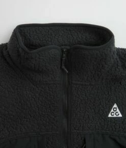 Nike ACG Arctic Wolf Full Zip Fleece - Black / Anthracite / Summit White -FLATSPOT Sales nike acg arctic wolf full zip fleece black anthracite summit white 5