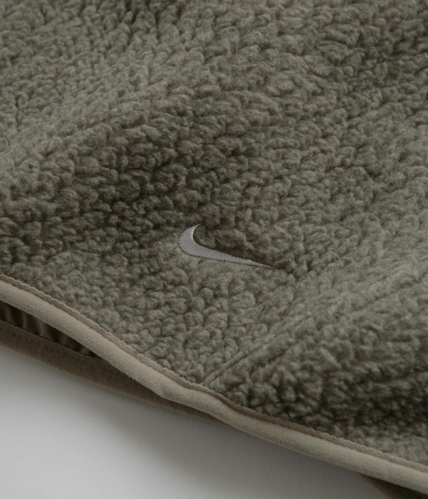 Nike ACG Arctic Wolf Full Zip Fleece - Khaki / Light Iron Ore / Summit White 9 Nike ACG Arctic Wolf Full Zip Fleece - Khaki / Light Iron Ore / Summit White - Image 7