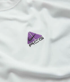 Nike ACG Lungs T-Shirt - Summit White / Purple Cosmos -FLATSPOT Sales nike acg lungs t shirt summit white purple cosmos 3