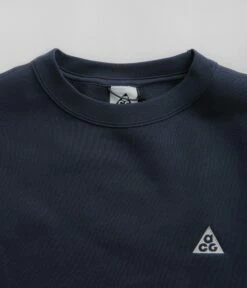 Nike ACG Tuff Fleece Crewneck Sweatshirt - Thunder Blue / Summit White -FLATSPOT Sales nike acg tuff fleece crewneck sweatshirt thunder blue summit white 4