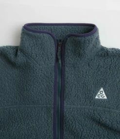 Nike ACG Womens Arctic Wolf Full-Zip Fleece - Deep Jungle / Purple Ink / Summit White -FLATSPOT Sales nike acg womens arctic wolf full zip fleece deep jungle purple ink summit white 5