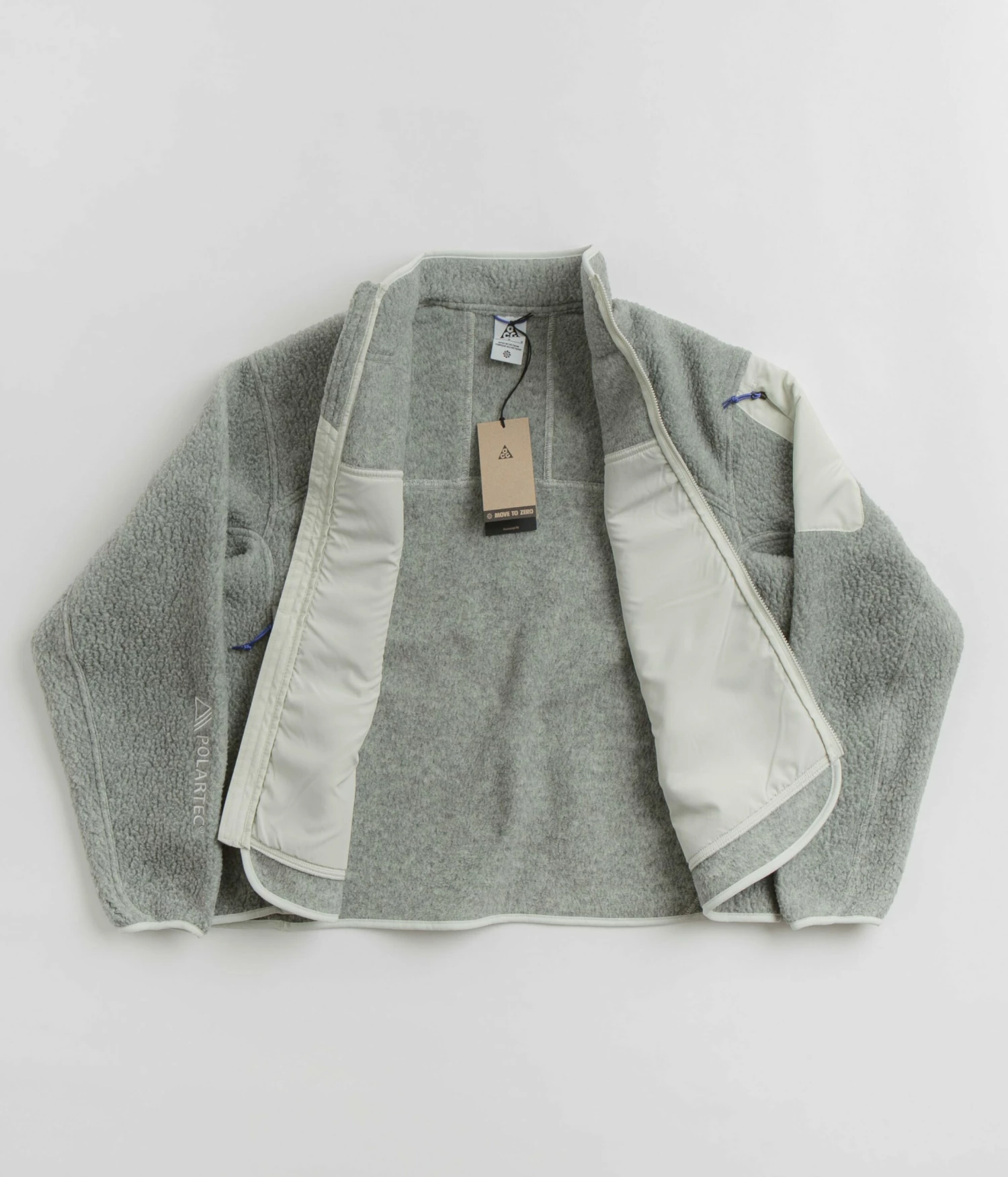 Nike ACG Womens Arctic Wolf Full-Zip Fleece - Sea Glass / Sea Glass / Summit White 4 Nike ACG Womens Arctic Wolf Full-Zip Fleece - Sea Glass / Sea Glass / Summit White - Image 2