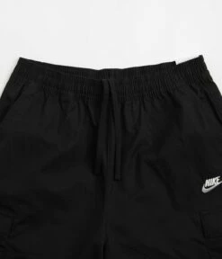Nike Sportswear Nike Club Cargo Shorts - Black / White -FLATSPOT Sales nike club cargo shorts black white 4
