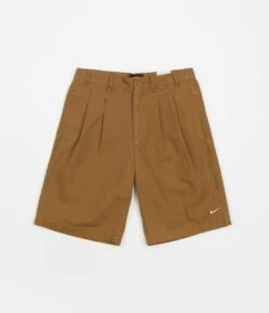 Nike Sportswear Nike Pleated Chino Shorts - Ale Brown / White