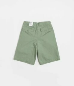 Nike Sportswear Nike Pleated Chino Shorts - Oil Green / White -FLATSPOT Sales nike pleated chino shorts oil green white 3