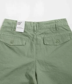 Nike Sportswear Nike Pleated Chino Shorts - Oil Green / White -FLATSPOT Sales nike pleated chino shorts oil green white 6