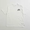 Nike SB Logo T-Shirt - White / Black / Black -FLATSPOT Sales nike sb logo t shirt white black black 1