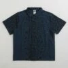 Nike SB Print Bowler Short Sleeve Shirt - Midnight Navy -FLATSPOT Sales nike sb print bowler short sleeve shirt midnight navy 1