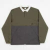 Nike SB Rugby Pullover Jacket - Cargo Khaki / Anthracite / White / Black