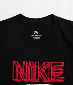 Nike SB Video T-Shirt - Black -FLATSPOT Sales nike sb video t shirt black 4