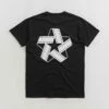 North Film Star Logo T-Shirt - Black / White -FLATSPOT Sales north film star logo t shirt black white 2
