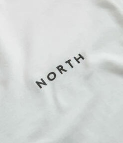 North Film Star Logo T-Shirt - White / Black -FLATSPOT Sales north film star logo t shirt white black 3