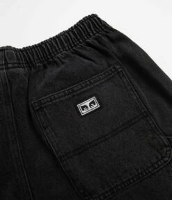 Obey Easy Denim Carpenter Shorts - Black -FLATSPOT Sales obey easy denim carpenter shorts black 5