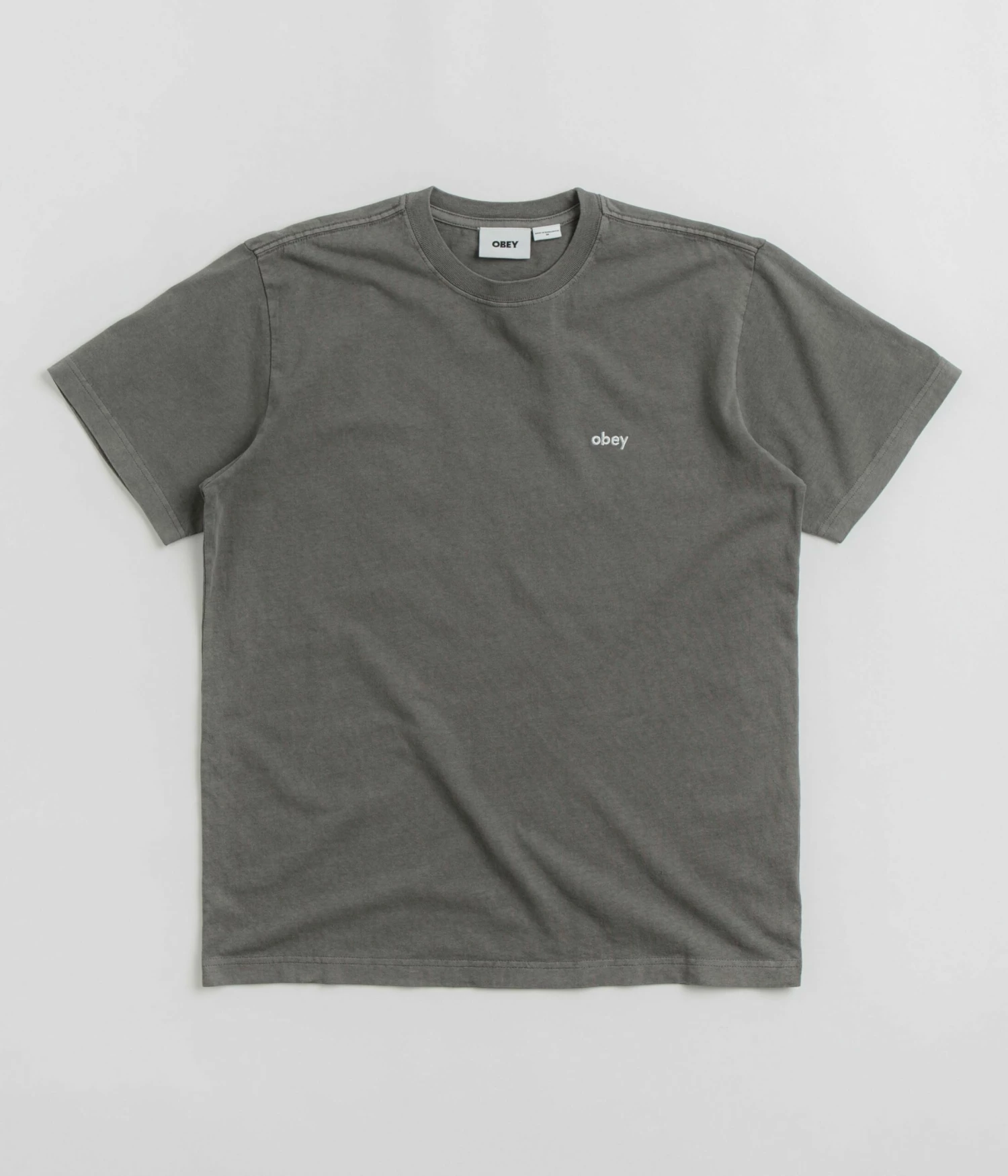 Obey Lowercase Pigment T-Shirt - Digital Black 3 Obey Lowercase Pigment T-Shirt - Digital Black