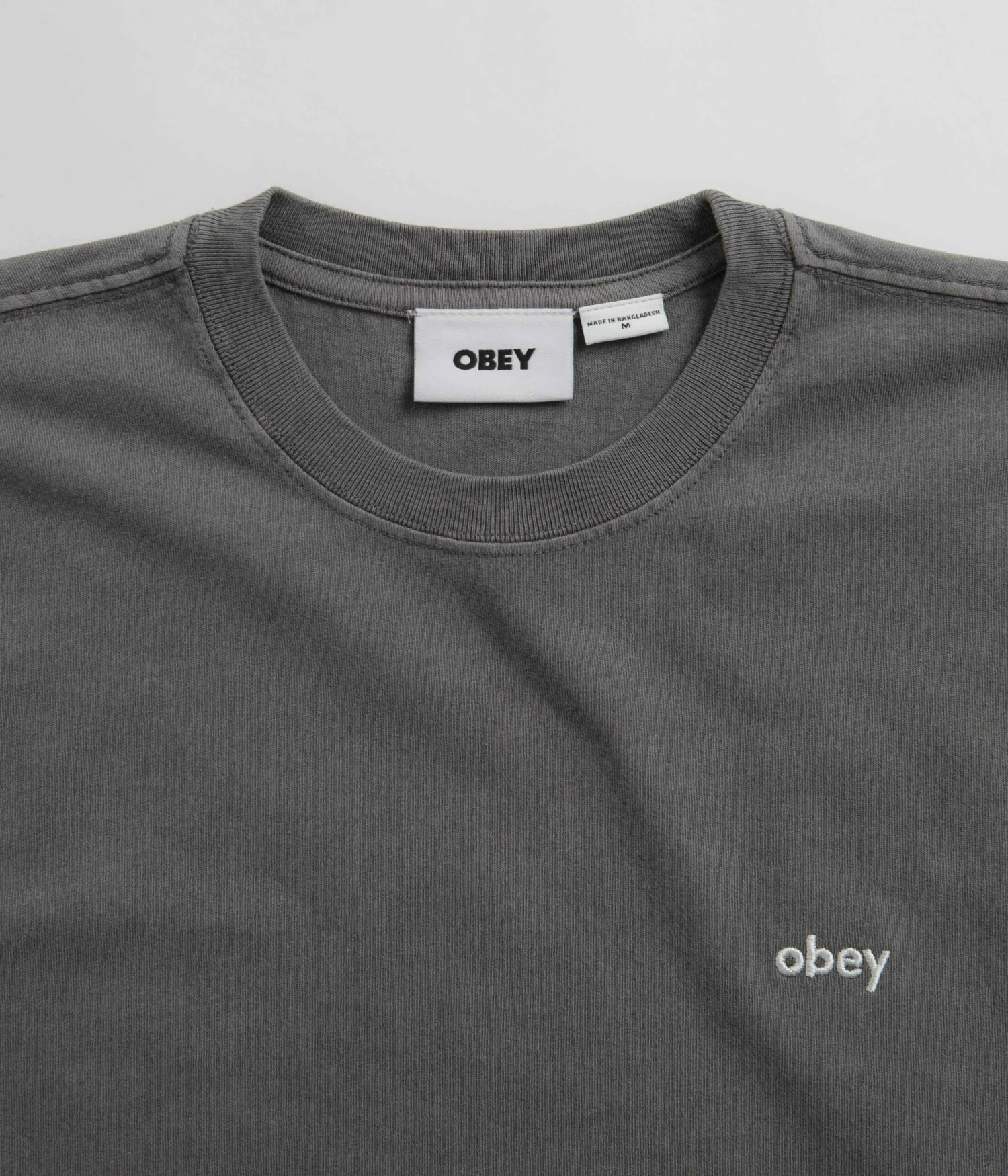 Obey Lowercase Pigment T-Shirt - Digital Black 5 Obey Lowercase Pigment T-Shirt - Digital Black - Image 3