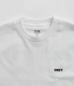 Obey Obey 2 T-Shirt - White -FLATSPOT Sales obey obey 2 t shirt white 3