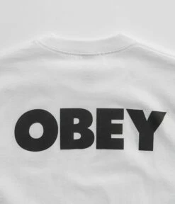 Obey Obey 2 T-Shirt - White -FLATSPOT Sales obey obey 2 t shirt white 4