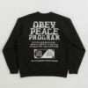 Obey Peace Program Crewneck Sweatshirt - Black 2 Obey Peace Program Crewneck Sweatshirt - Black -FLATSPOT Sales obey peace program crewneck sweatshirt black 2