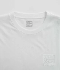 PACCBET Mini Logo T-Shirt - White -FLATSPOT Sales paccbet mini logo t shirt white 3