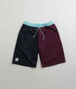 PACCBET Mix Sweat Shorts - Navy