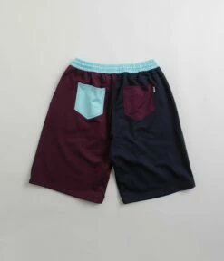 PACCBET Mix Sweat Shorts - Navy -FLATSPOT Sales paccbet mix sweat shorts navy 3