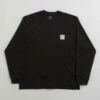 PACCBET Pocket Tag Long Sleeve T-Shirt - Black