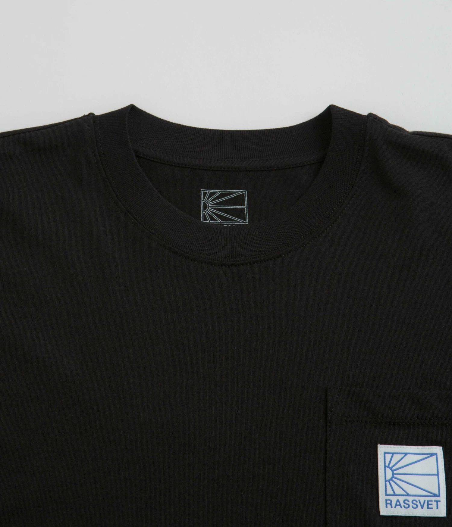 PACCBET Pocket Tag Long Sleeve T-Shirt - Black 4 PACCBET Pocket Tag Long Sleeve T-Shirt - Black - Image 2