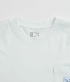 PACCBET Pocket Tag Long Sleeve T-Shirt - White -FLATSPOT Sales paccbet pocket tag long sleeve t shirt white 2