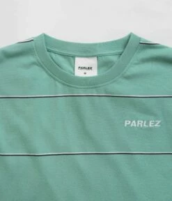 Parlez Bataka Oversized Stripe T-Shirt - Sea Mist -FLATSPOT Sales parlez bataka oversized stripe t shirt sea mist 4