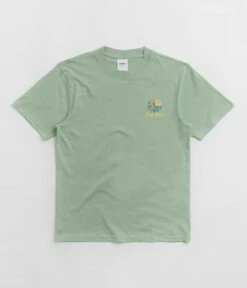 Parlez Revive T-Shirt - Sea Mist -FLATSPOT Sales parlez revive t shirt sea mist 1
