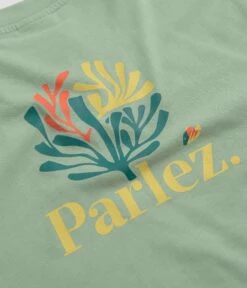 Parlez Revive T-Shirt - Sea Mist -FLATSPOT Sales parlez revive t shirt sea mist 6