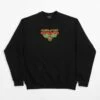 Pass Port Emblem Applique Crewneck Sweatshirt - Black 2 Pass Port Emblem Applique Crewneck Sweatshirt - Black -FLATSPOT Sales pass port emblem applique crewneck sweatshirt black 1