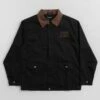 Pass Port Invasive Logo Yard Jacket - Black -FLATSPOT Sales pass port invasive logo yard jacket black 1