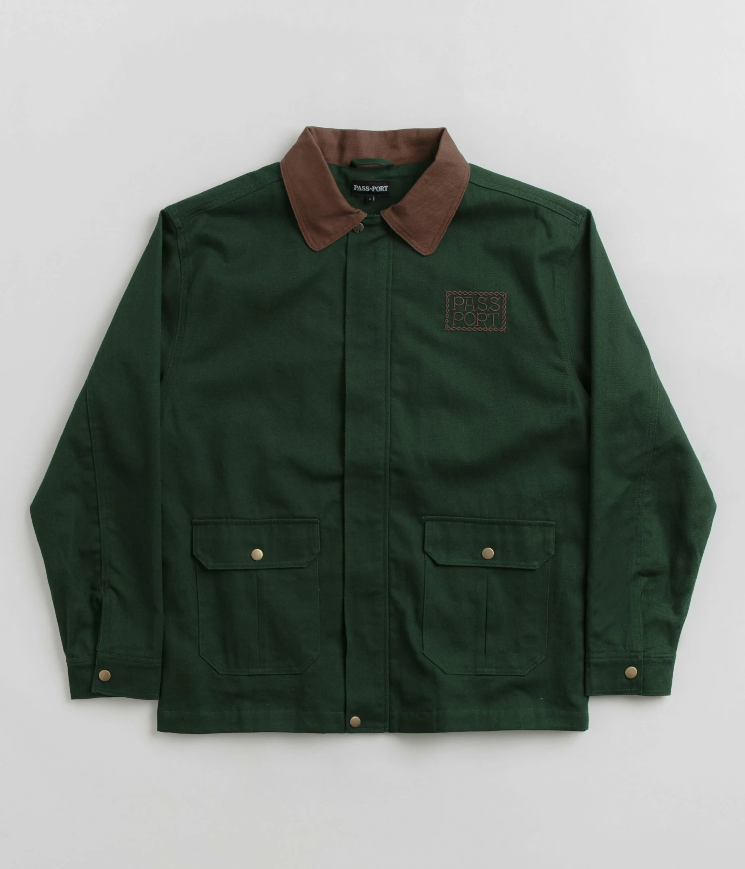 Pass Port Invasive Logo Yard Jacket - Forest Green 3 Pass Port Invasive Logo Yard Jacket - Forest Green