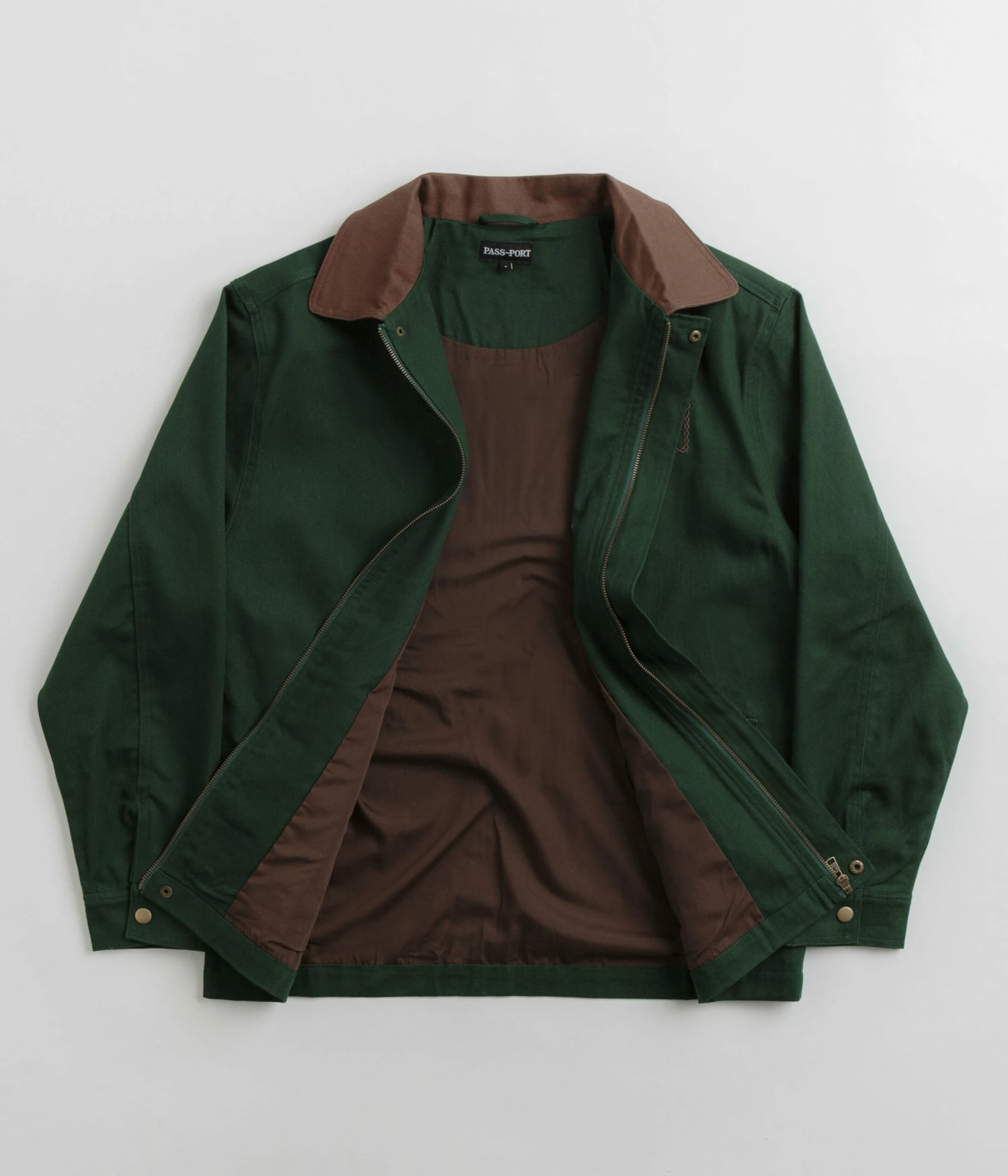 Pass Port Invasive Logo Yard Jacket - Forest Green 4 Pass Port Invasive Logo Yard Jacket - Forest Green - Image 2