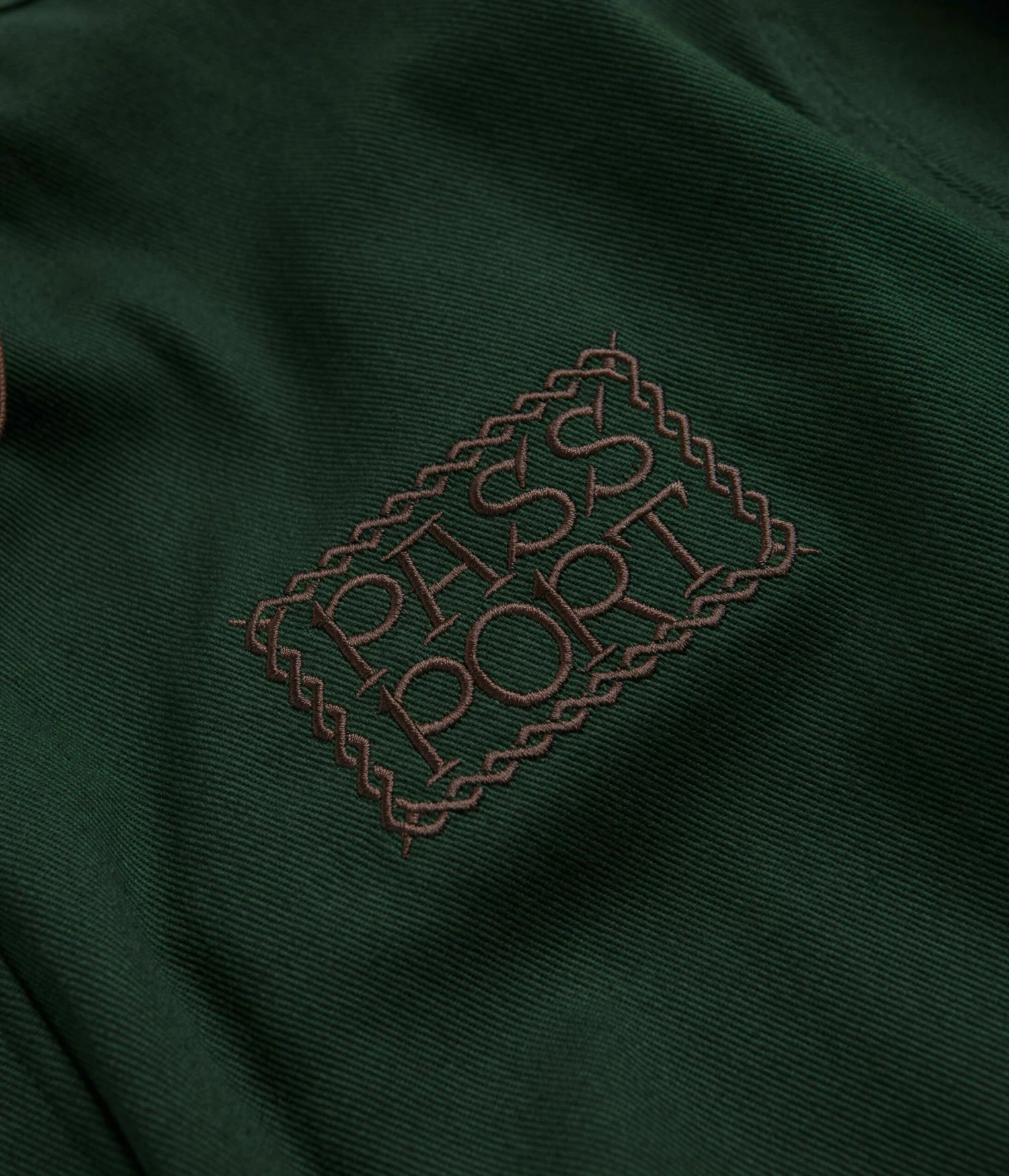 Pass Port Invasive Logo Yard Jacket - Forest Green 6 Pass Port Invasive Logo Yard Jacket - Forest Green - Image 4